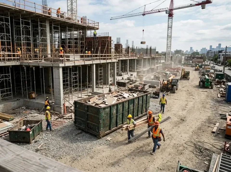 commercial-construction-site-w-002 — frequently asked questions, Low Cost Construction Dumpster Rental in Hooverson Heights,…